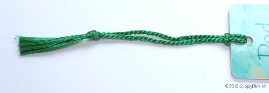 Rayon style Bookmark tassel Emerald pack